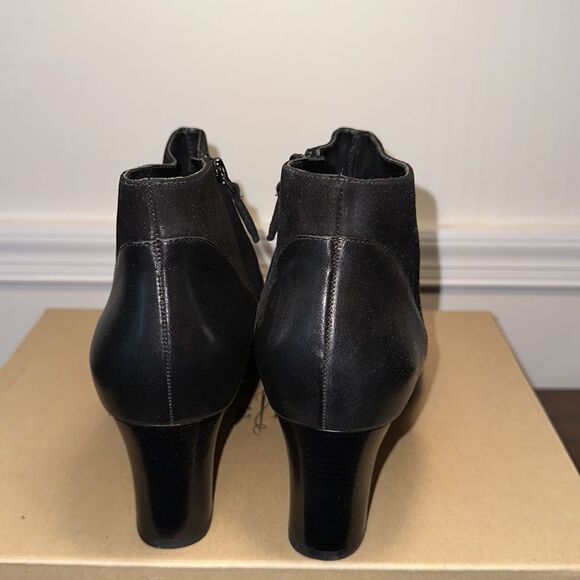 Women’s Cole Haan Miriam Short Boot Black Suede, Size 10, New in Box - Picture 5 of 10